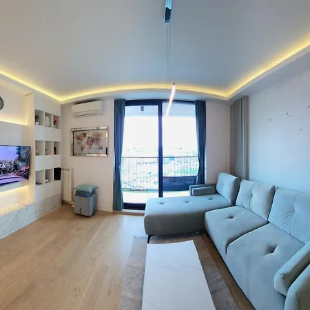 Belgrade Waterfront 10Th Fl Lux Apt. W/ City View Екстериор снимка